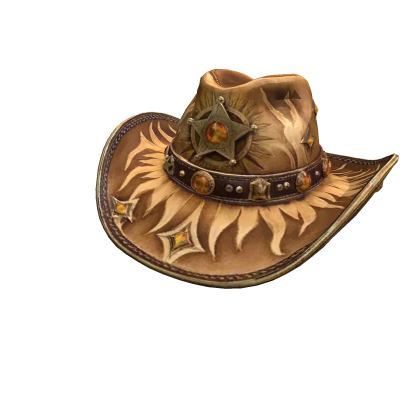 Sheriff Sunburst Cowboy Hat