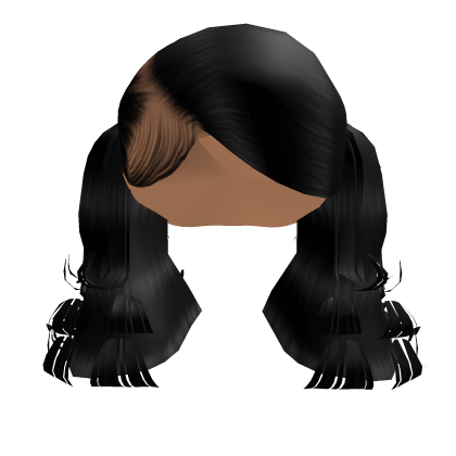 Swoop Pigtails w Curly Ends