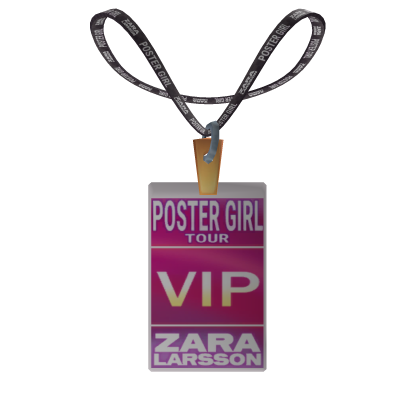Zara Larsson Tour Lanyard Roblox item