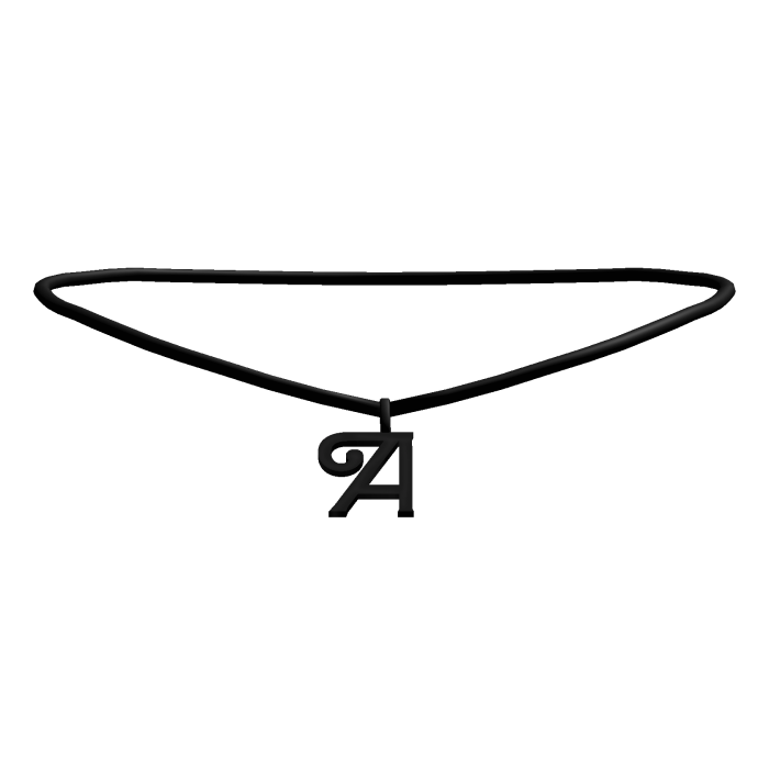 ꒰3.0꒱ BB initial necklace: A