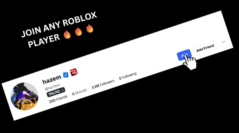 JOIN ANY ROBLOX PLAYER! [WORKING]