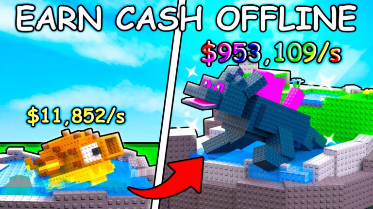 BUILD your Fish Pond — official Roblox game image