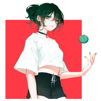 Anime girl Roblox decal