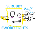 The Scrubby Sword Fighting Group!