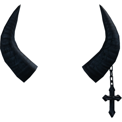 Cyber Blue Demon Horns Roblox item