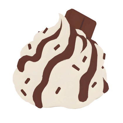 whipped cream chocolate Roblox item