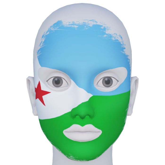 Djibouti Facepaint