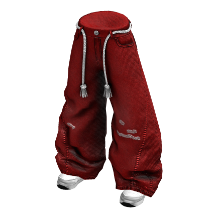 Y2K Light Red Sweatpants