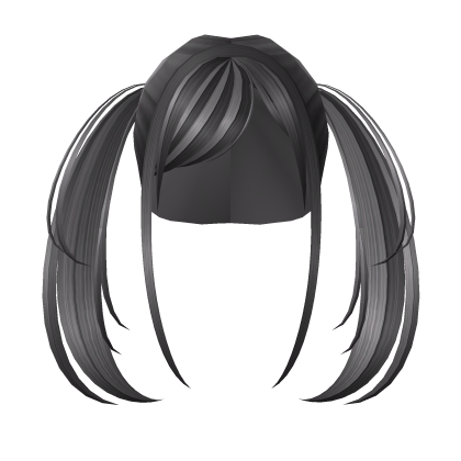 cute dolly moe black twintails Roblox item