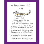 Cats that can write