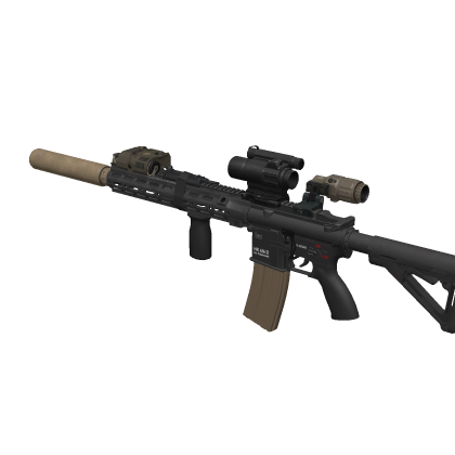 ACS HK416D Assault Rifle Gun Military Combat Base 