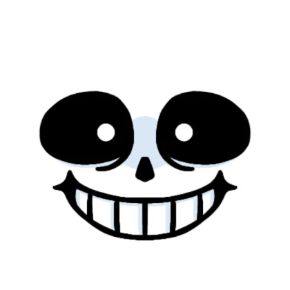 Sans Undertale Face Decal