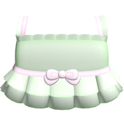 Green Cutesy Ribbon Princess Dress Roblox item