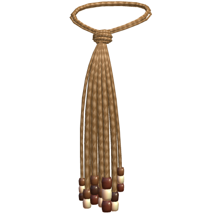 ☆ Blonde Beaded Braid Tie (3.0) Roblox item