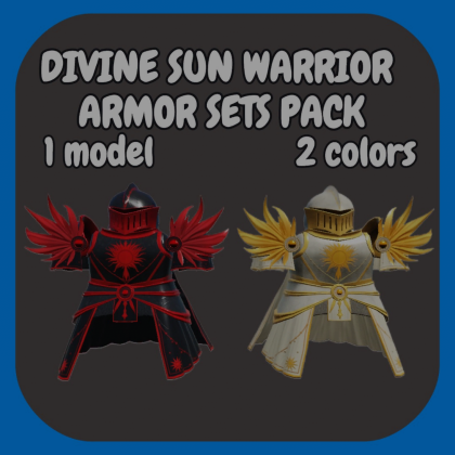 [R15] Divine sun warrior armor sets