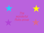 The wonderful Ruby group