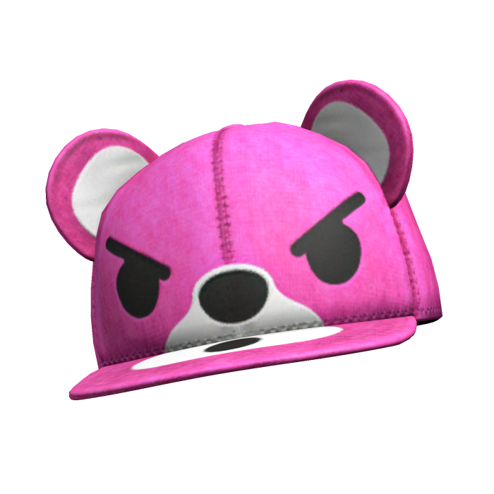 Pink Bear Cap