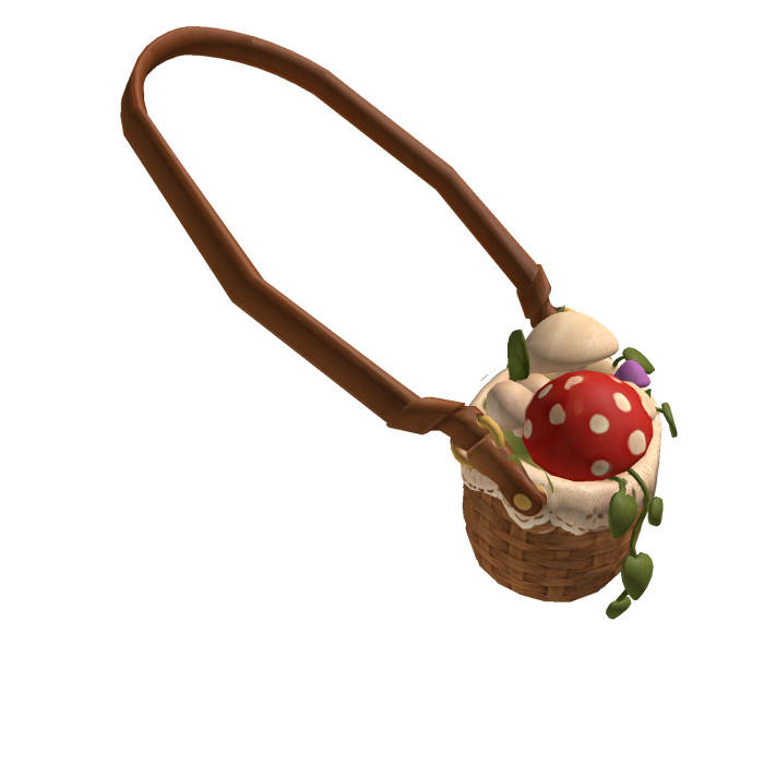 キノコどっさりショルダーバッグ（チビキャラ用）