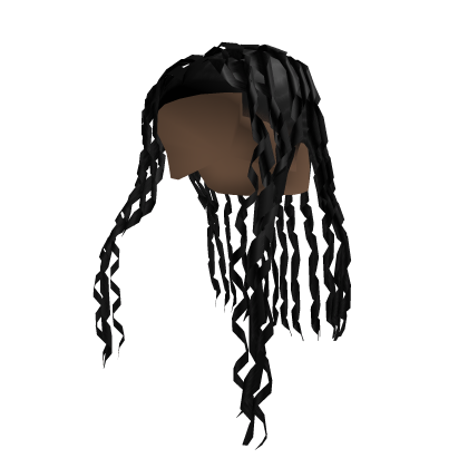 Long Curly Hair1/2  [Black] Roblox item