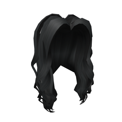 black curly waves Roblox item