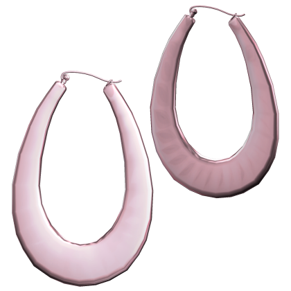 Pink 2000s Teardrop Earrings