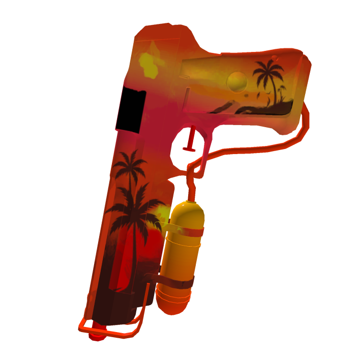 Sunset Beach Palm Tropical Water Pistol Gun 🔫