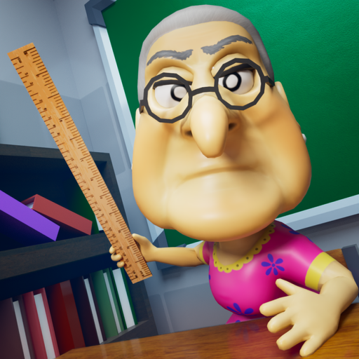 GRANNY'S TEACHER! Escape School (TEAM OBBY) official Roblox game thumbnail