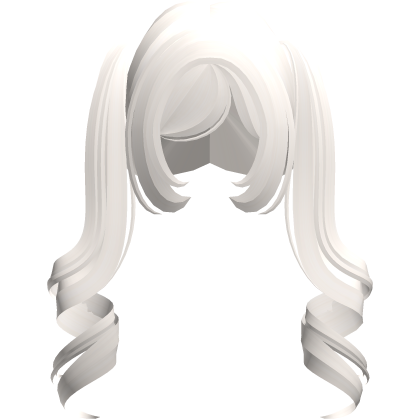 cute long loose curls in light blonde Roblox item