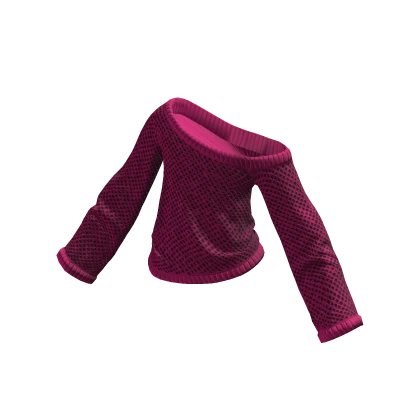 Fishnet Sweater Hot Pink Roblox item render
