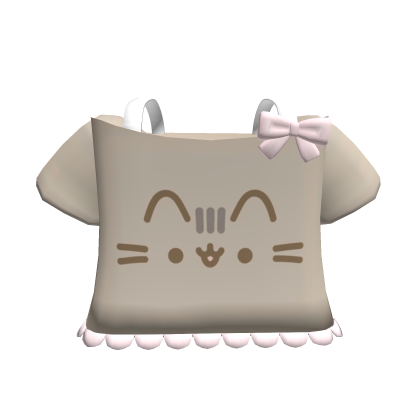 ꒰♡ Pusheen shirt with frills thumbnail