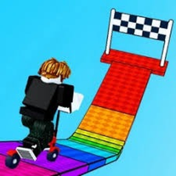Obby But You Are Riding Scooter