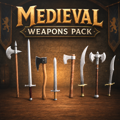 Medievil Weapons Pack Made By Zelgraz