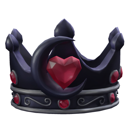 Ruby heart crown