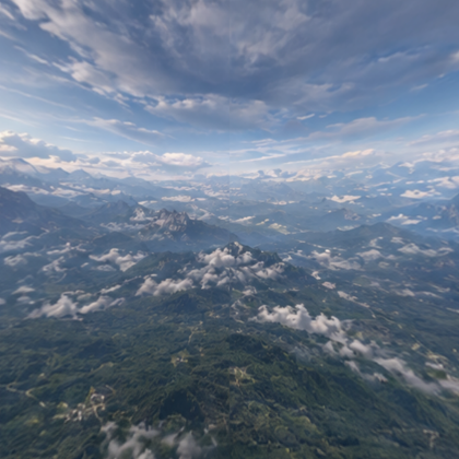 Fantasy Jungle Sky