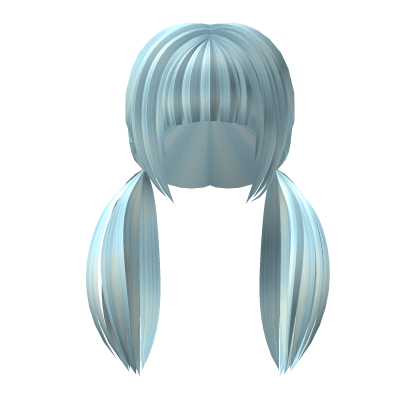 Preppy Blue Low Pigtails thumbnail