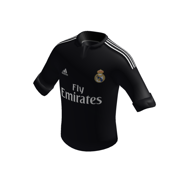 Black Madrid Jersey Kit