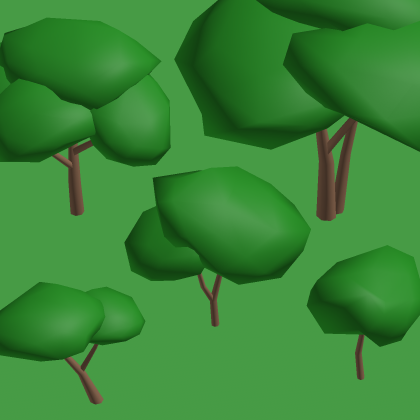 Low Poly Trees Set