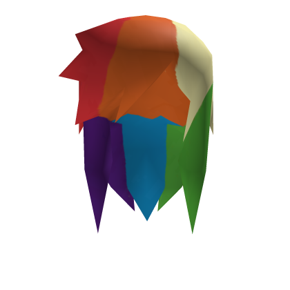 Rainbow Dash Low Poly Hair