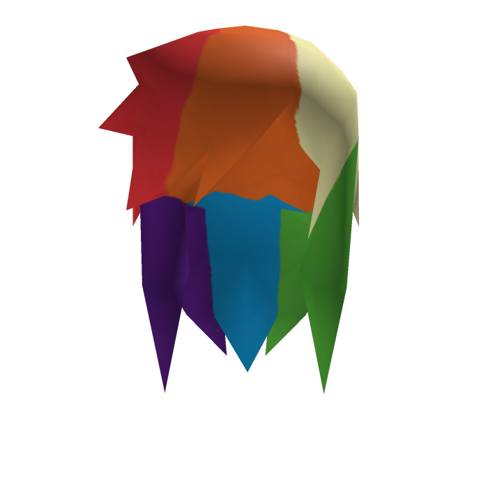 Rainbow Dash Low Poly Hair