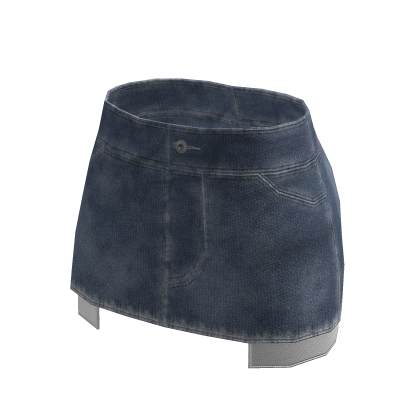 ☆ denim blue miniskirt thumbnail