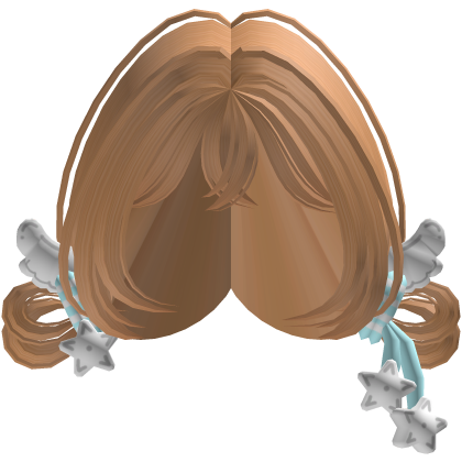 cute kawaii angel wings pigtails (warm blonde)