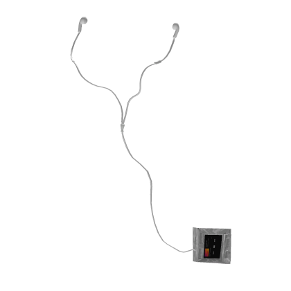 Stylish White Headphones