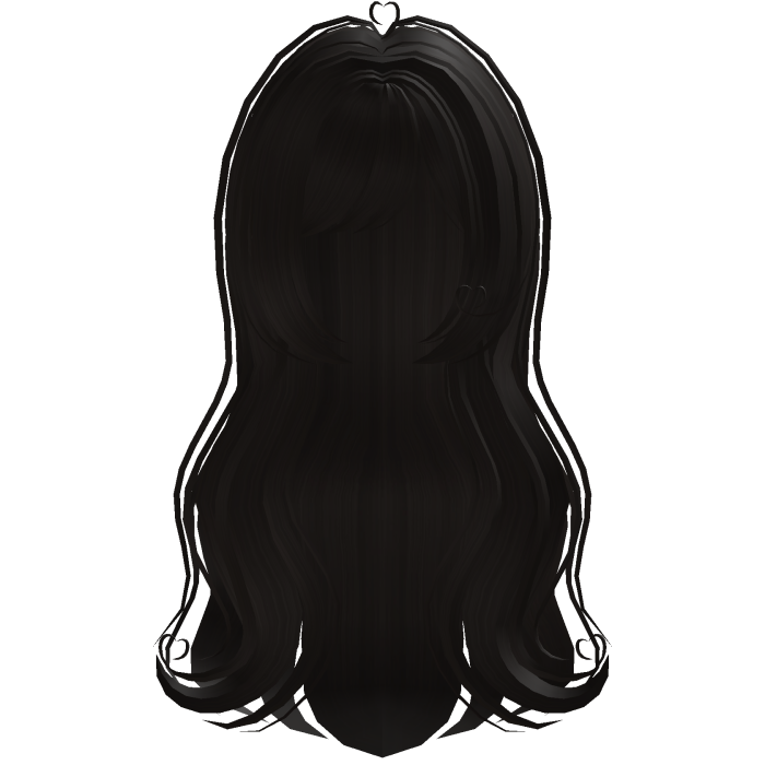 sweet long wavy adorable doll hair in dark brown