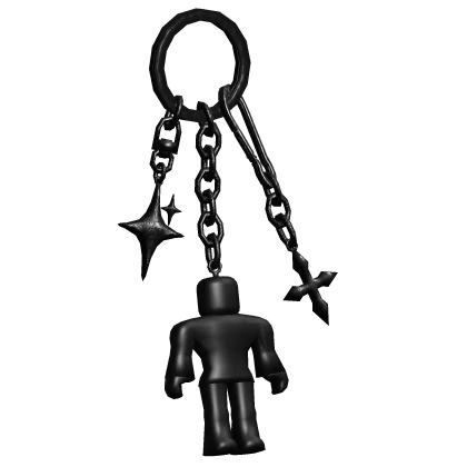 Black Figure Y2K Keychain | Roblox Item - Rolimon's
