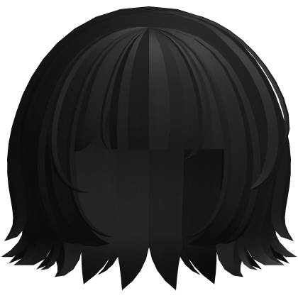 🐾 soft cutesy short hair mlp wispy black Roblox item