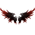Crimson Draconic Wings