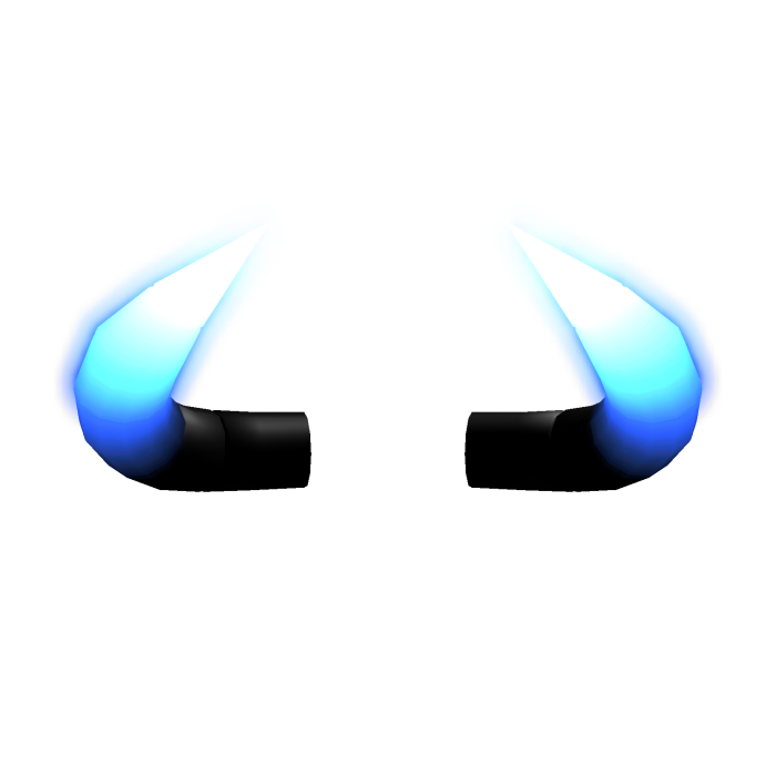Blue Glowing Frozen Horns