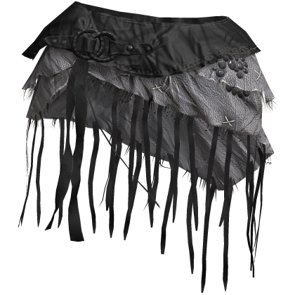 Distressed Archival Leather Dune Skirt 3.0 thumbnail