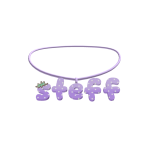 3.0 purple steff necklace