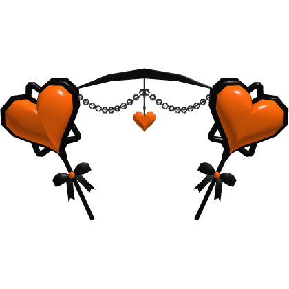 ♡ Orange Heart Boppers - Diwali Sparkler Addon